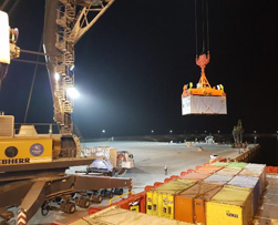 First Container Handling in IC Karasu Port 